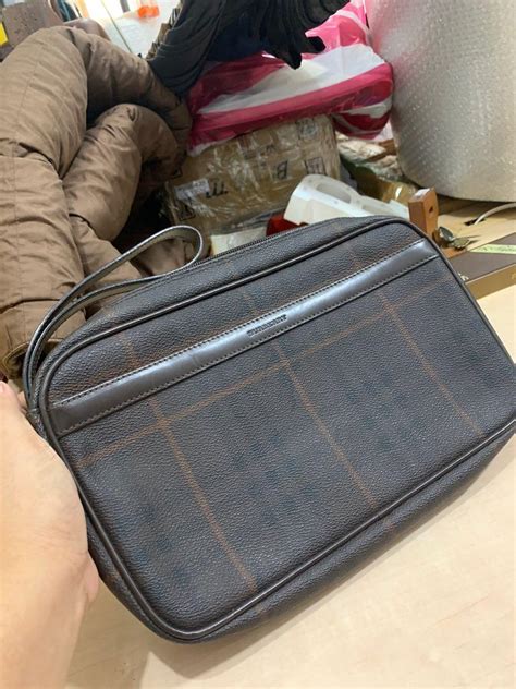 burberry mens clutch bag|brand new authentic Burberry bag.